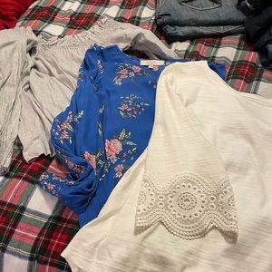 Bundle of 3 LOFT shirts size Large